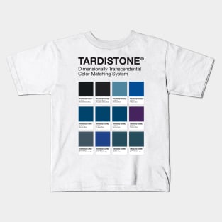 TARDISTONE colour chart Kids T-Shirt